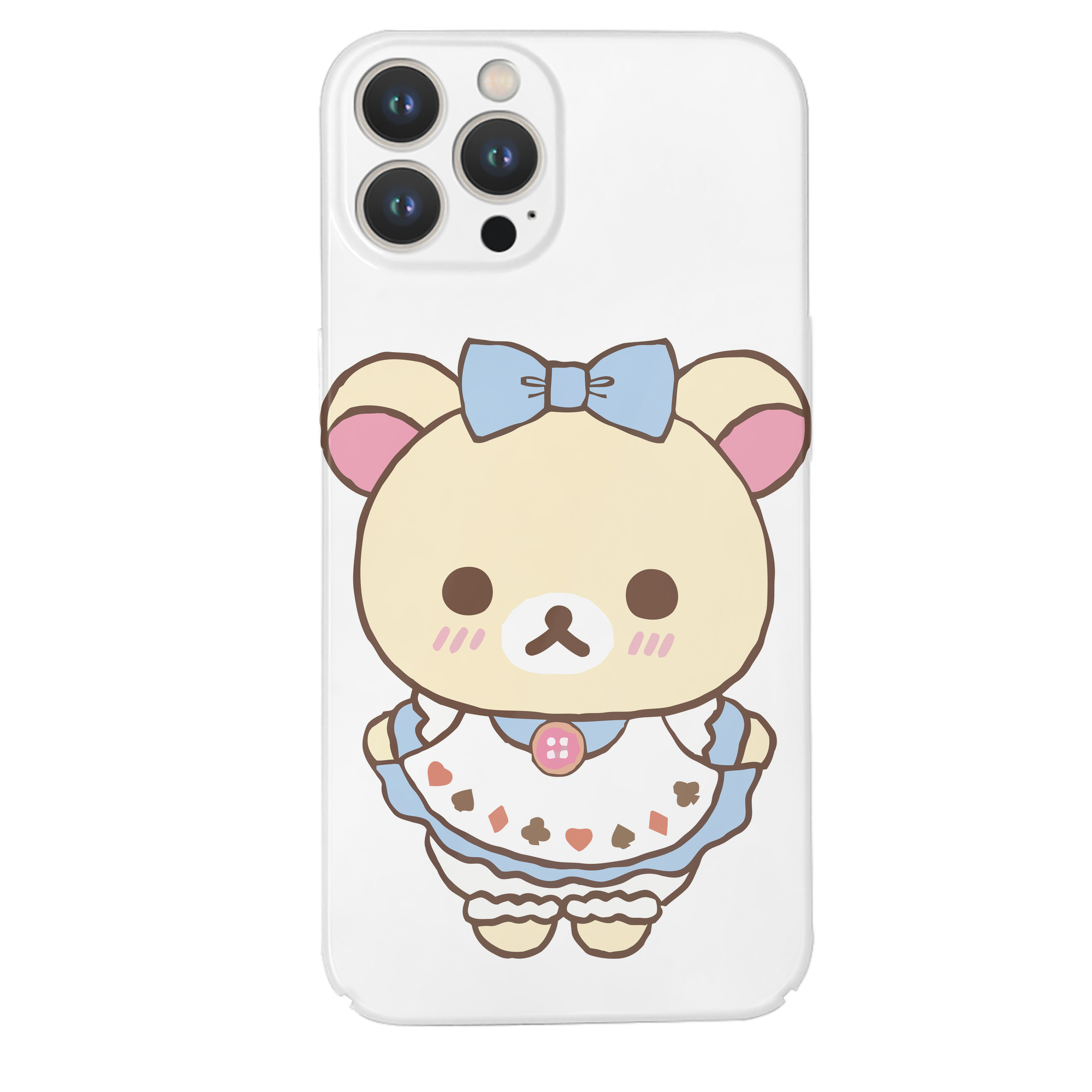 （画像用） リラックマ リラックマ キイロイトリ Rilakkuma Korilakkuma Kiiroitori 【iPhone 14シリーズ対応】ハードケース